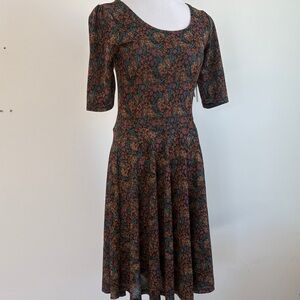 LuLaRoe Multicolor Paisley Midi Dress